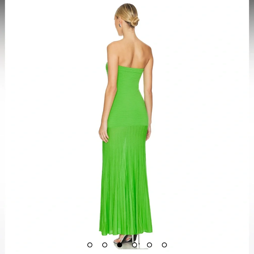 Line & Dot Arlo Tube Dress in Electric Green NWT - Picture 3 of 5